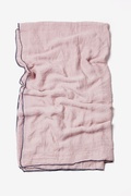 Blush Contrast Stitch Scarf Photo (4)