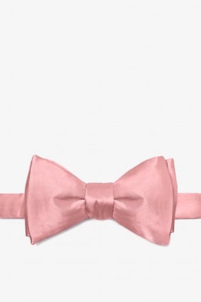 Bridal Rose Self-Tie Bow Tie