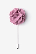 Bridal Rose Wool Felt Flower Lapel Pin Photo (0)