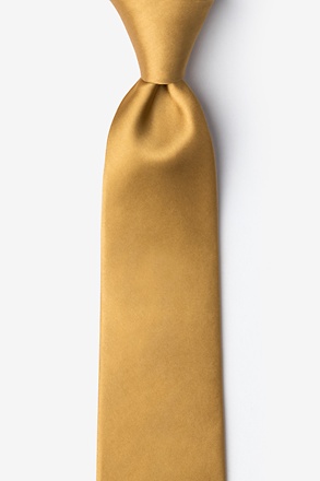 Bright Gold 2.25" Skinny Tie