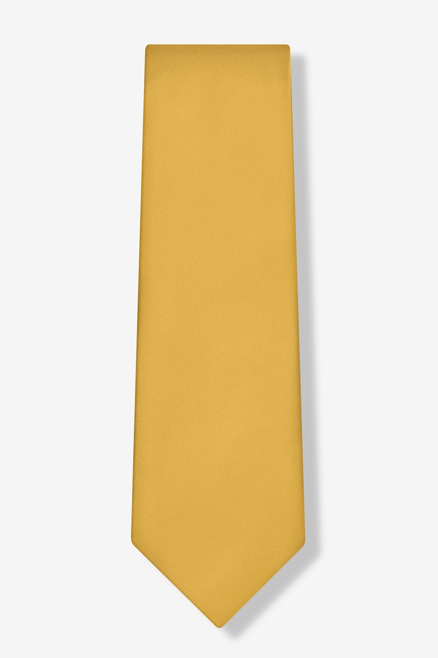 Bright Gold Extra Long Tie Photo (1)