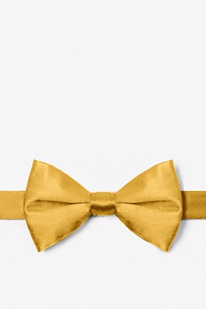 Bright Gold Pre-Tied Bow Tie