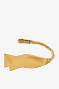 Bright Gold Self-Tie Bow Tie Photo (1)