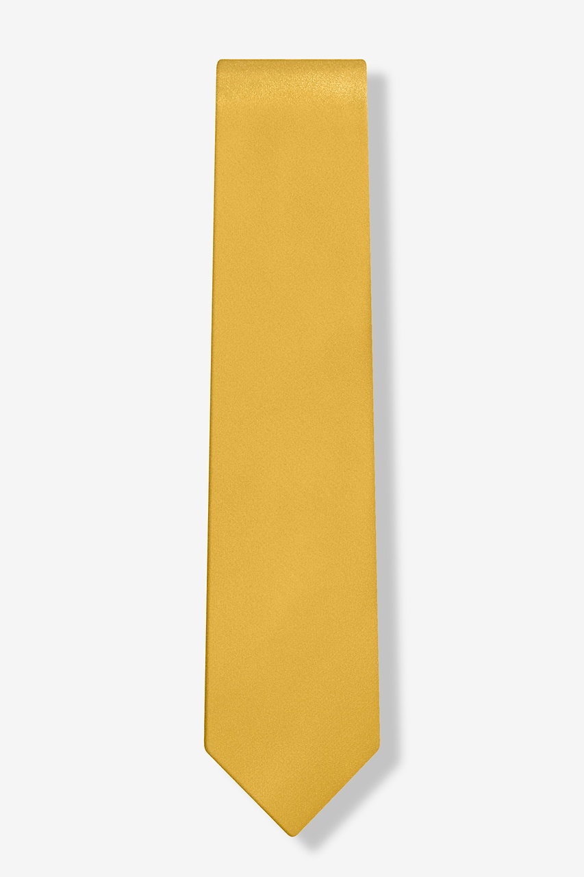 Bright Gold Tie For Boys Photo (1)