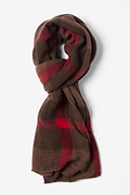 Brown Anchorage Tartan Scarf Photo (0)