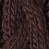 Brown Acrylic Brown Geneva Cable Knit Infinity Scarf