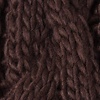 Brown Acrylic Brown Geneva Cable Knit Infinity Scarf