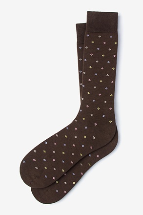 Roosevelt Brown Sock