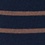 Brown Carded Cotton Virtuoso Stripe Medium-Large Sock