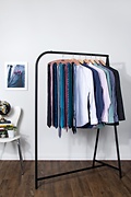 Hanging Cedar Brown Tie Rack Photo (1)