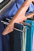 Triangle Cedar Tie Hanger Brown Tie Rack Photo (2)