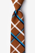 Bellingham Brown Extra Long Tie Photo (0)