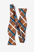 Bellingham Brown Self-Tie Bow Tie Photo (1)