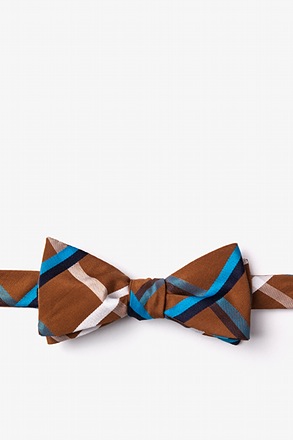Bellingham Brown Skinny Bow Tie