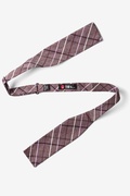 Brown Checkers Batwing Bow Tie Photo (1)