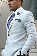Brown Checkers Skinny Tie Photo (3)