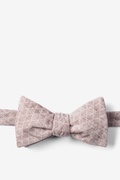 Brown Tangent Self-Tie Bow Tie Photo (0)