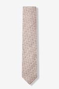 Brown Tangent Skinny Tie Photo (0)