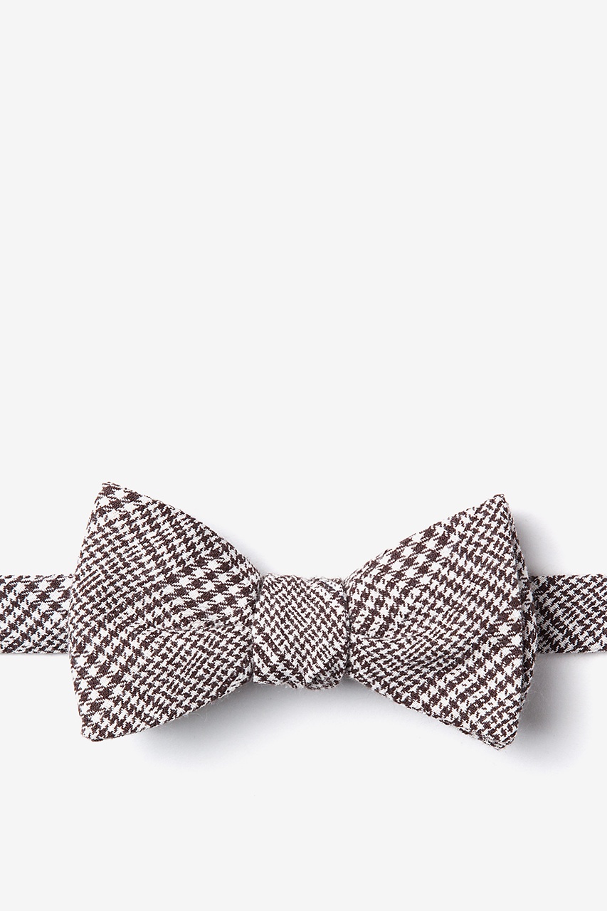 Cottonwood Brown Self-Tie Bow Tie Photo (0)