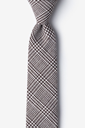 _Cottonwood Brown Skinny Tie_