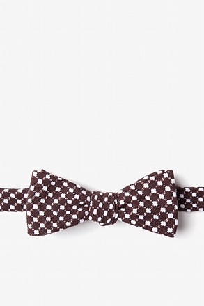_Descanso Brown Skinny Bow Tie_