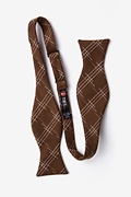 Escondido Brown Self-Tie Bow Tie Photo (1)