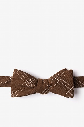 _Escondido Brown Skinny Bow Tie_