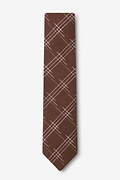 Escondido Brown Skinny Tie Photo (1)