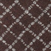 Brown Cotton Glendale Extra Long Tie