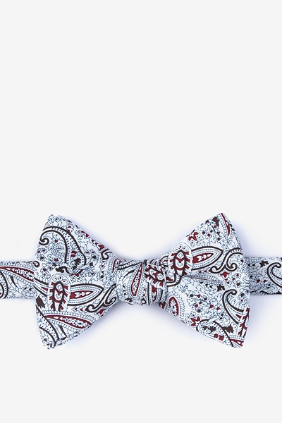 Brown Cotton Hale Self-Tie Bow Tie