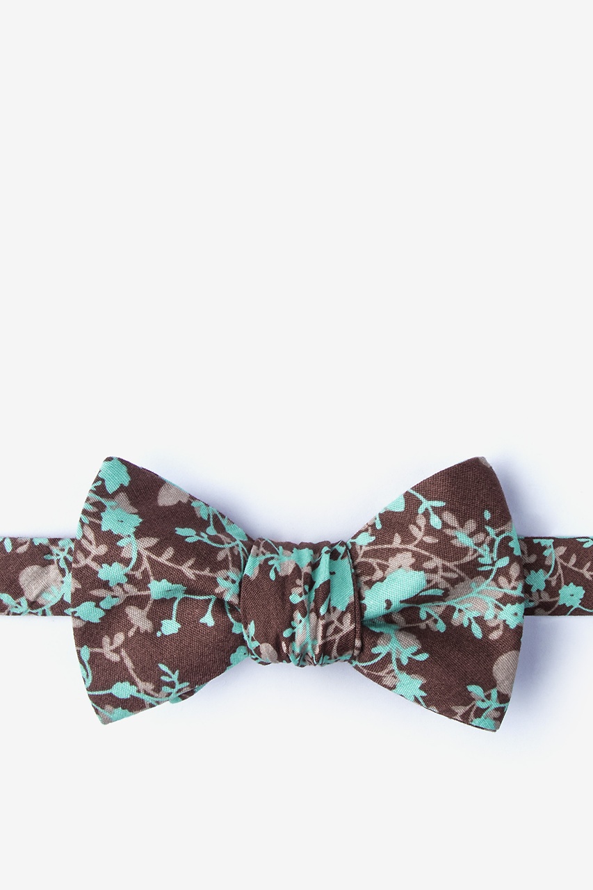 Kilmun Brown Self-Tie Bow Tie Photo (0)