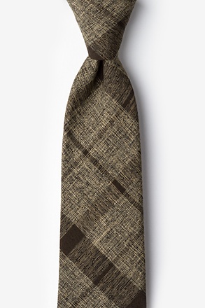 _Kirkland Brown Extra Long Tie_