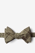 Kirkland Brown Self-Tie Bow Tie Photo (0)