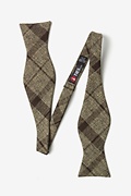 Kirkland Brown Self-Tie Bow Tie Photo (1)