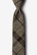 Kirkland Brown Skinny Tie Photo (0)