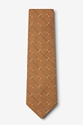 La Mesa Brown Extra Long Tie Photo (1)