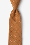 La Mesa Brown Extra Long Tie Photo (0)