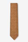 La Mesa Brown Skinny Tie Photo (1)