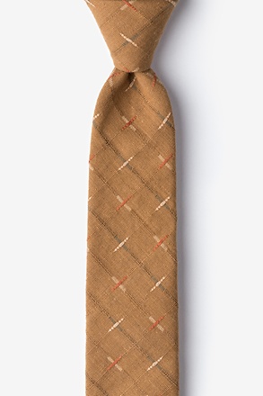 La Mesa Brown Skinny Tie