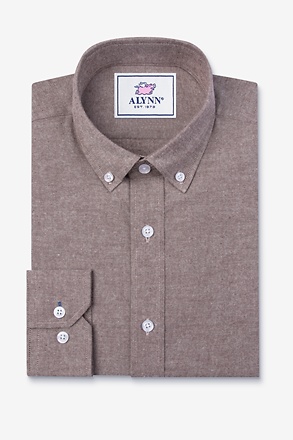 Lucas Brown Business Casual Shirt