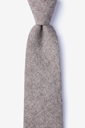 Niles Brown Extra Long Tie