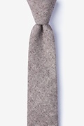 Niles Brown Skinny Tie Photo (0)