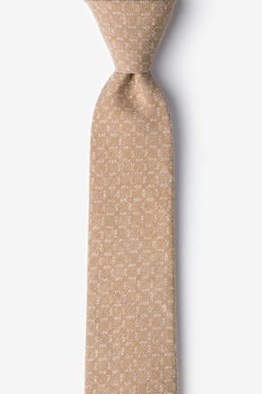 Nixon Brown Skinny Tie