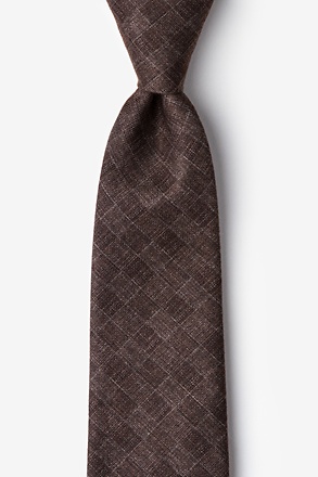 Prescott Brown Extra Long Tie