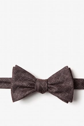 _Prescott Brown Self-Tie Bow Tie_