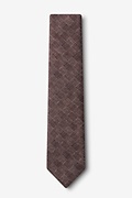 Prescott Brown Skinny Tie Photo (1)