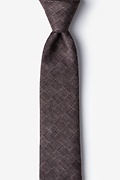 Prescott Brown Skinny Tie Photo (0)