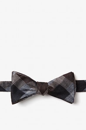 Richland Brown Skinny Bow Tie