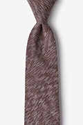 Springfield Brown Extra Long Tie Photo (0)