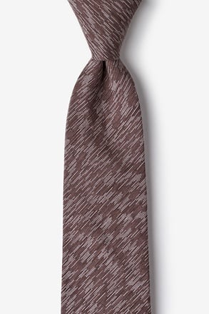 Springfield Brown Extra Long Tie